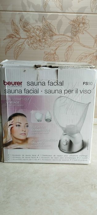 Сауна для обличчя +інгалятор Beurer FS 50. Німеччина.