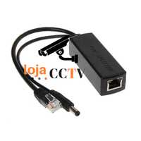 Power Over Ethernet PoE Splitter Adapter Para Câmaras IP