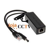 Power Over Ethernet PoE Splitter Adapter Para Câmaras IP