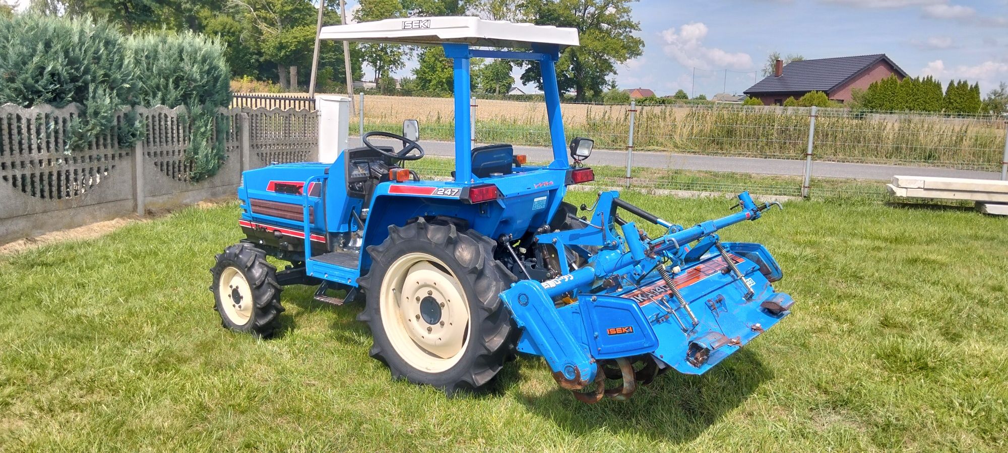 Traktorek 4x4 24 km wspomaganie rewers iseki tur ciągnik kubota
