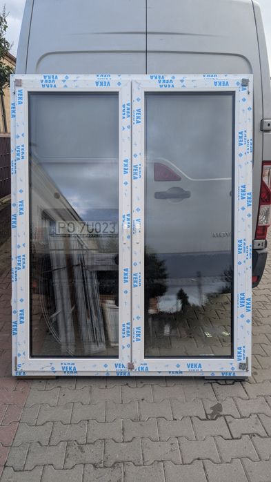 KR HAUS drzwi 160x200 tarasowe 5 sztuk antracyt okna drzwi POZNAŃ