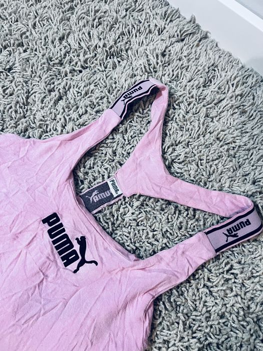 Puma rozowy top sportowy xxl