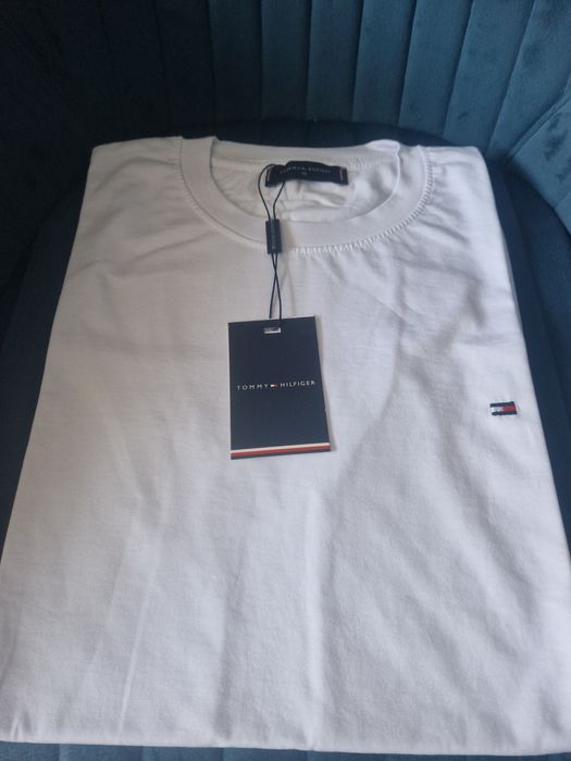 Koszulka Tommy Hilfiger biała XL