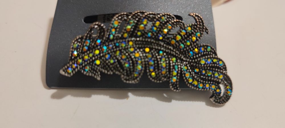 Broszka pióro bijou brigitte