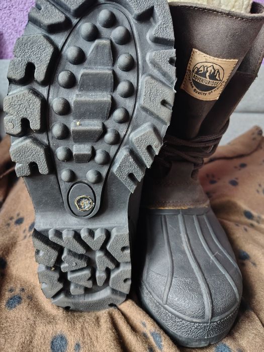 Adwenturidge. Buty skorzano-gumowe.
