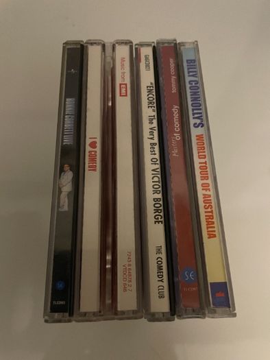 CD Áudio de comédia britânica 5 CDs (1 duplo)