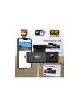 4K WIFI GPS G-sensor Wideorejestartor Kamera Samochodowa Przód-Tył PRO
