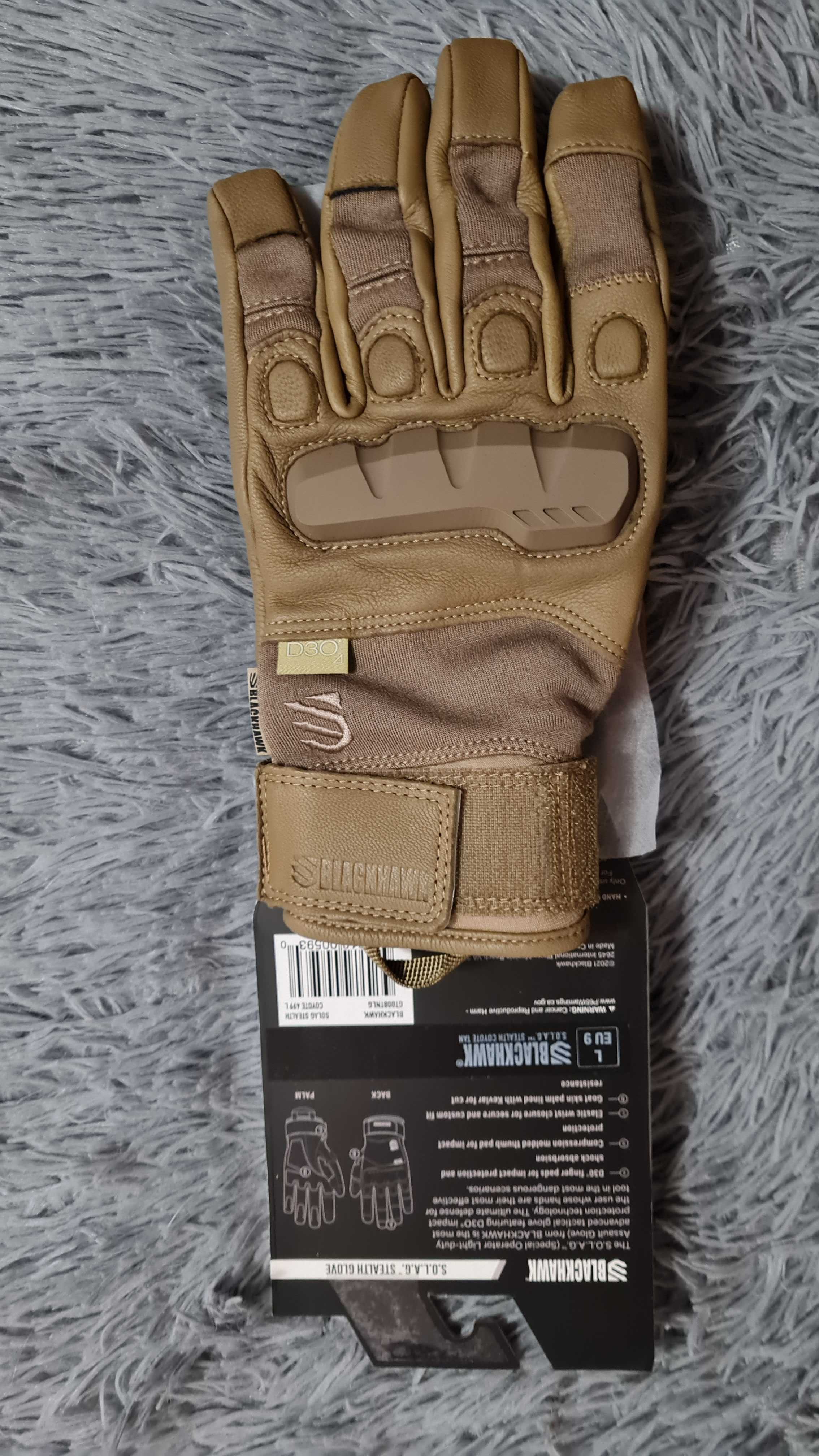 Перчатки тактические военные Blackhawk SOLAG STEALTH GLOVES НОВЫЕ ориг