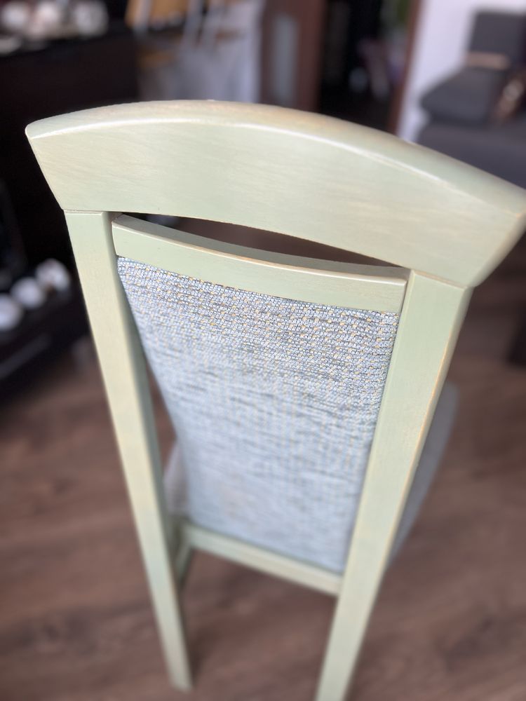 Krzesło drewniane sosna miętowa BRW