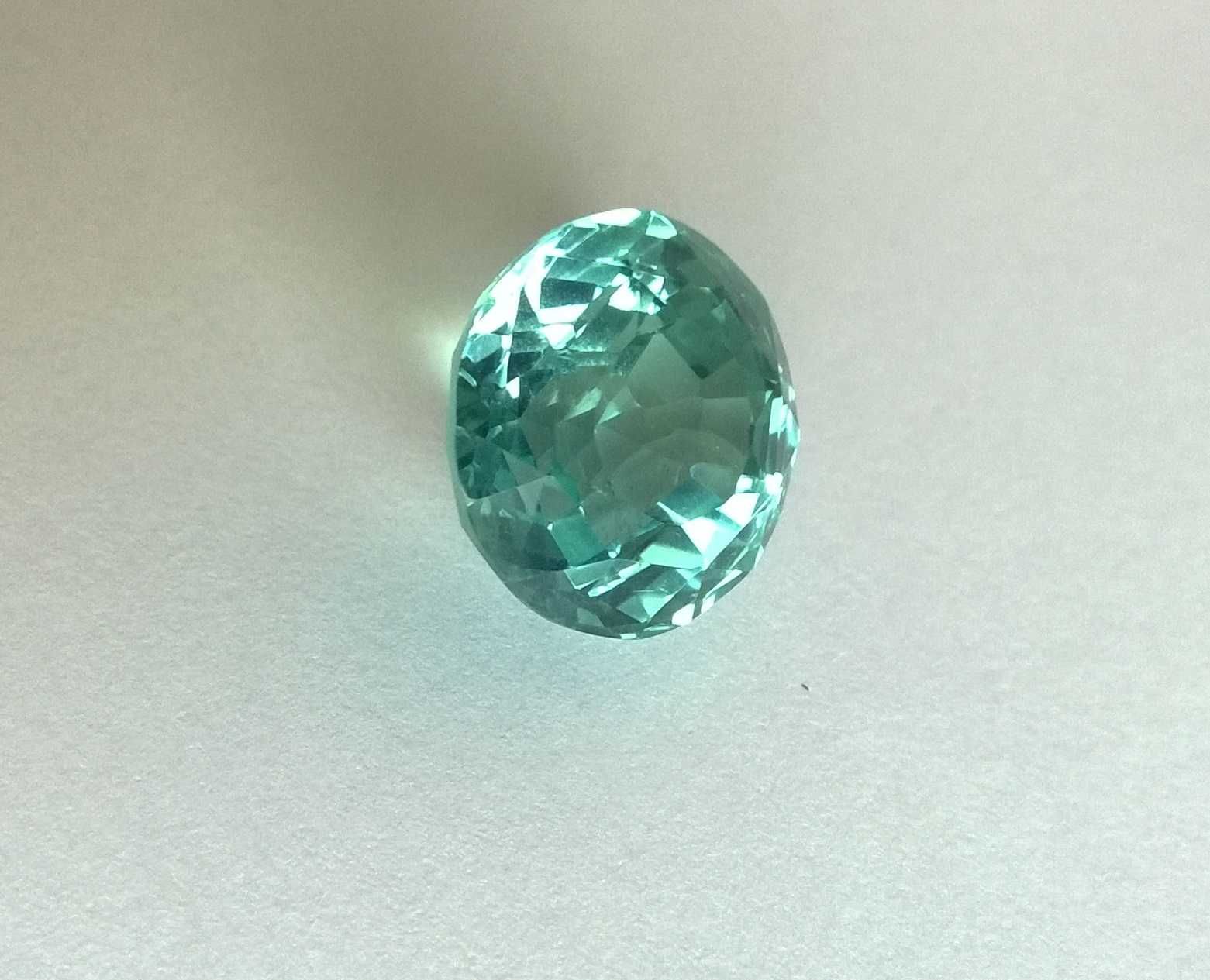 17.1 CT  Szafir  ,  14 .2 mm  oczko do pierścionka , zawieszki