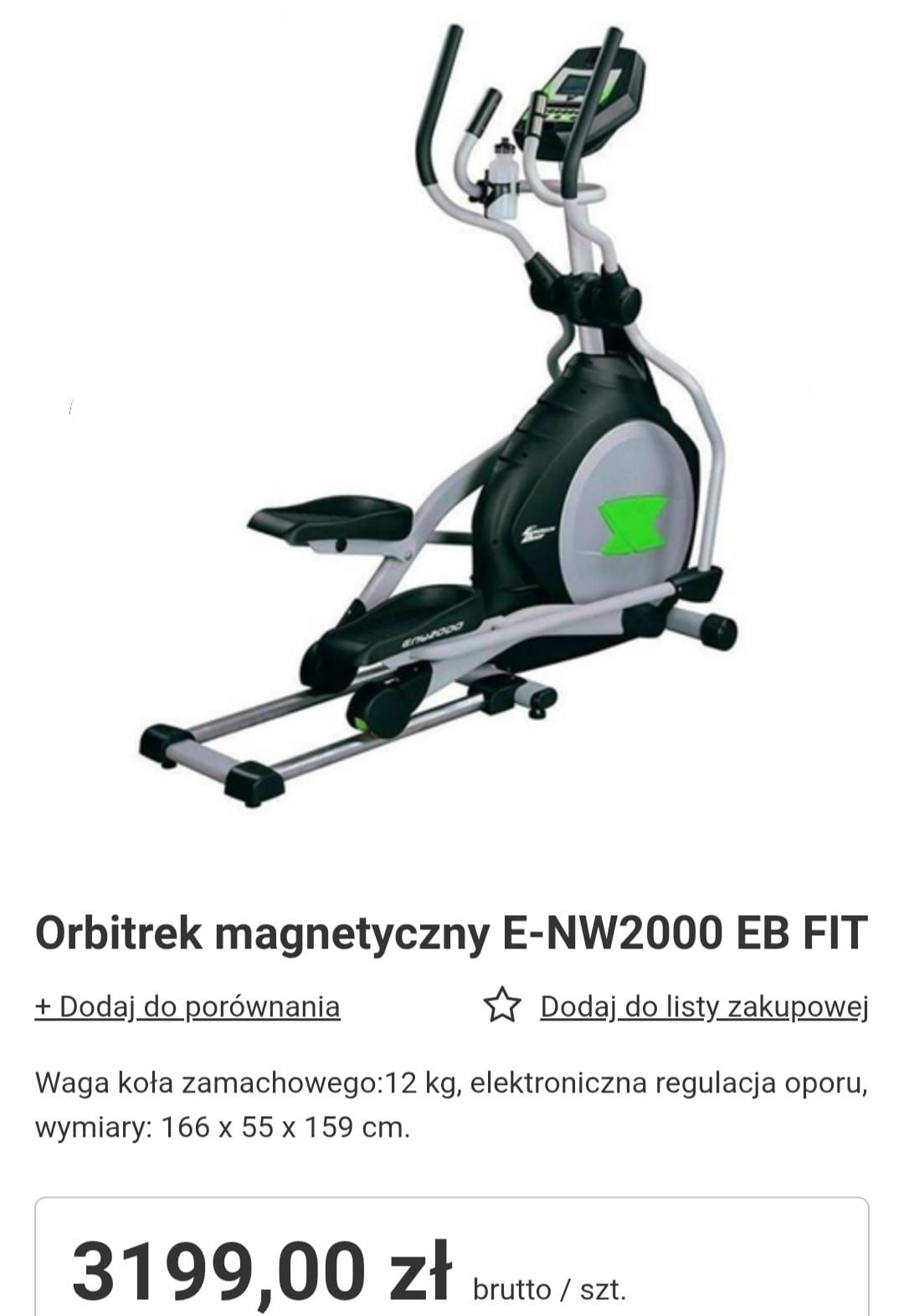 Orbitrek Magnetyczny E-NW 2000
