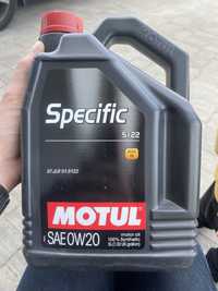 Nowy Olej Motul Specific 5 litrów SAE 0w20 ST-JLR 51.5122