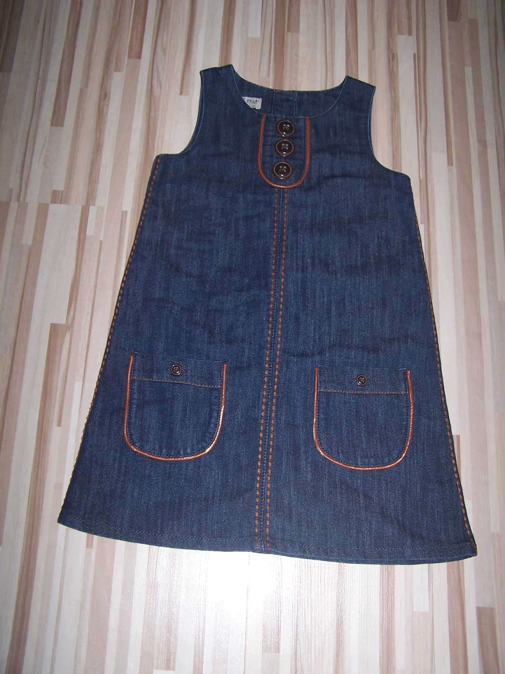 Sukienka jeansowa Next 104 / 110