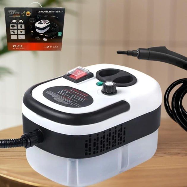 ‼️‼️Ручний парогенератор з насадками Пароочисник 28 в1 Zepline ZP-819