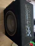 Skrzynia basowa Magnat 800W + wzmacniacz 500W
