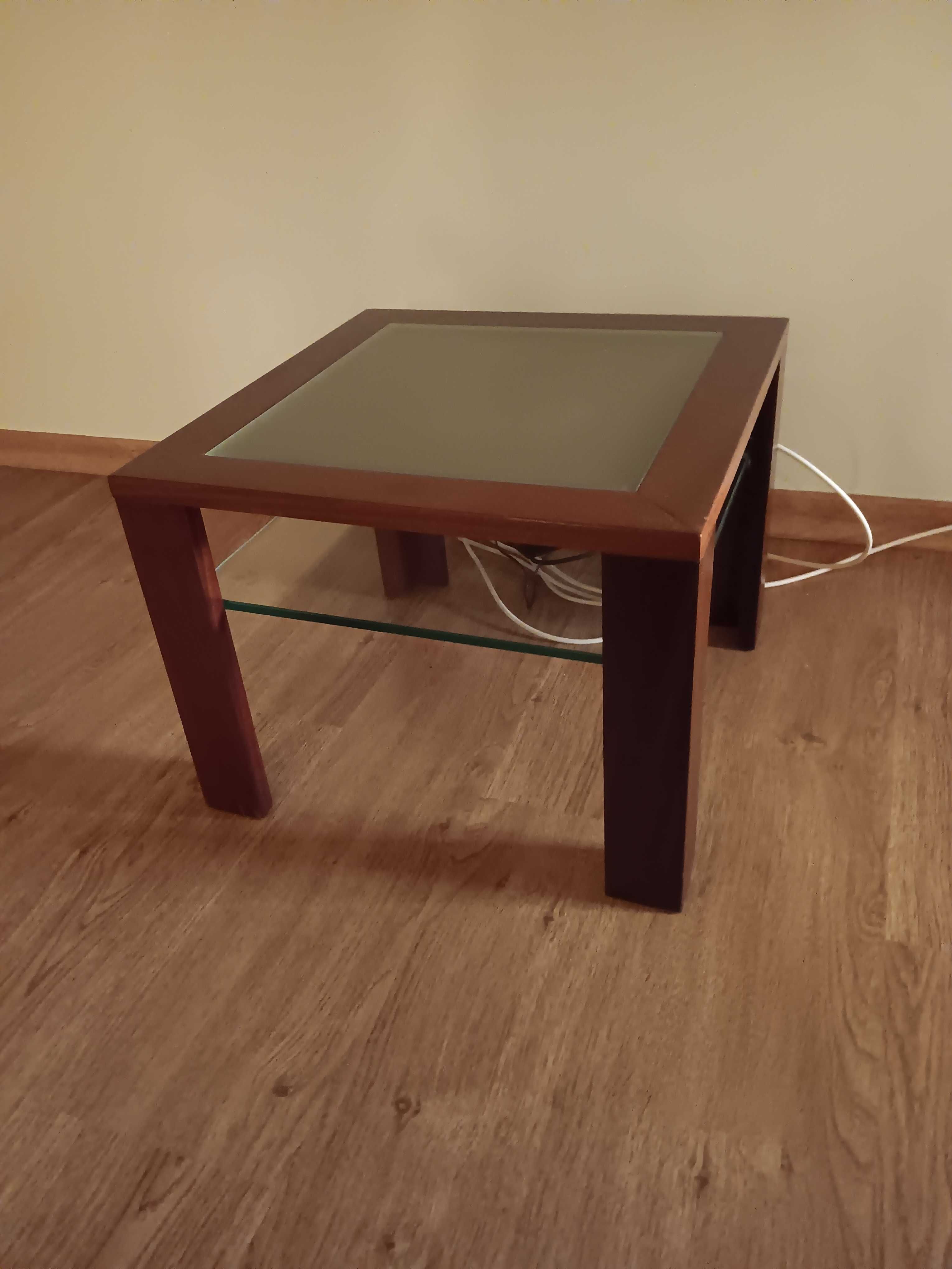Mesa Centro Madeira de Mogno 50x50x38