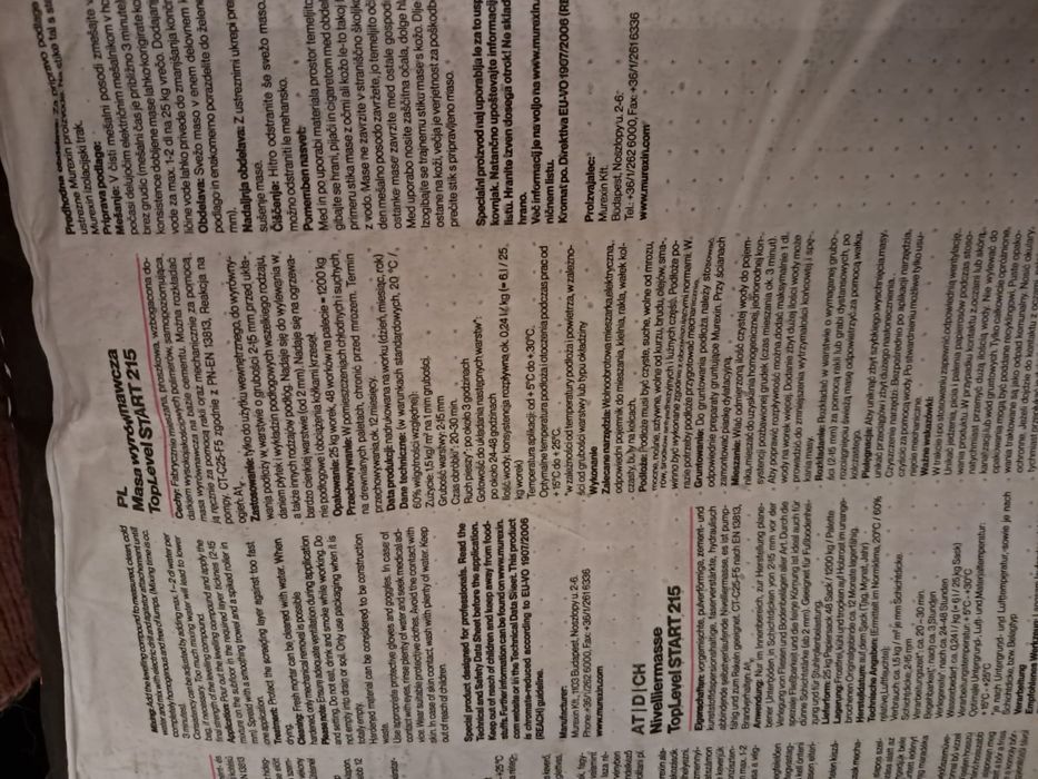 Murexin top level Masa wyrównawcza promocja.