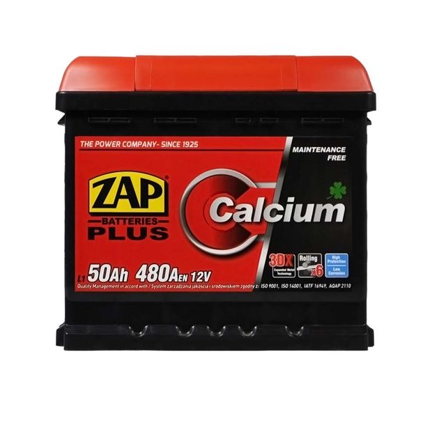 Автомобільний акумулятор ZAP Plus 50Ah 480A L+ 550
