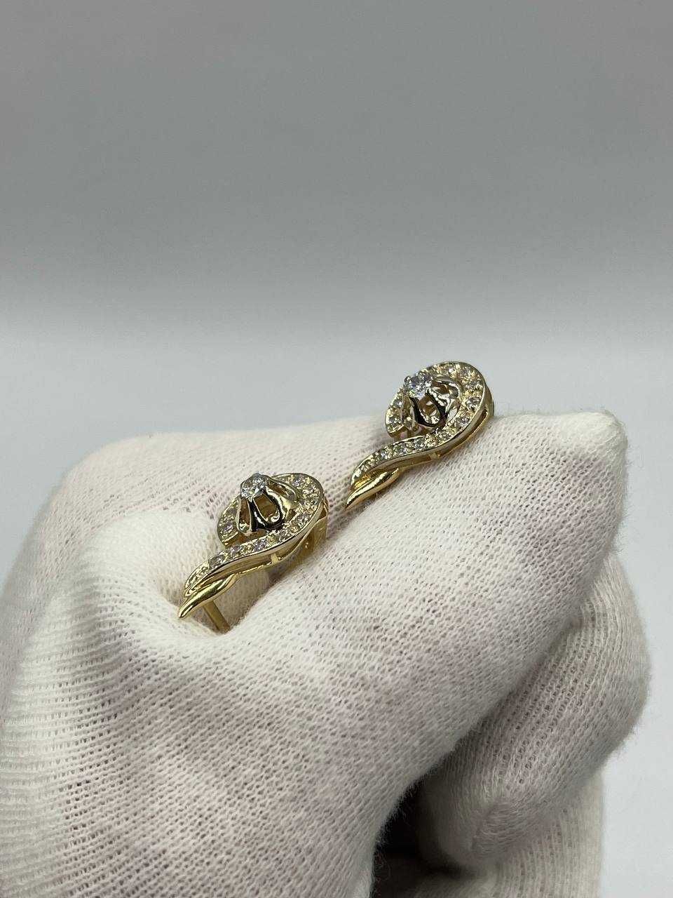 Złote kolczyki 14K 5.90g