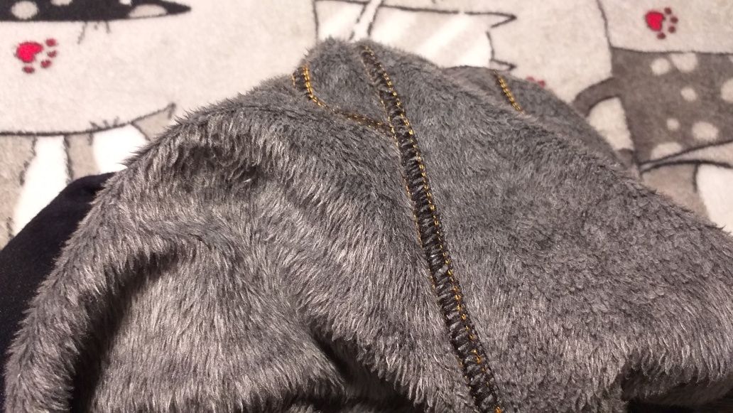 Legginsy ocieplane futerkiem r. 128-134 jak jeansy