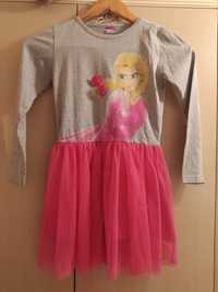 Sukienka dla dziewczynki Elsa rozmiar 128