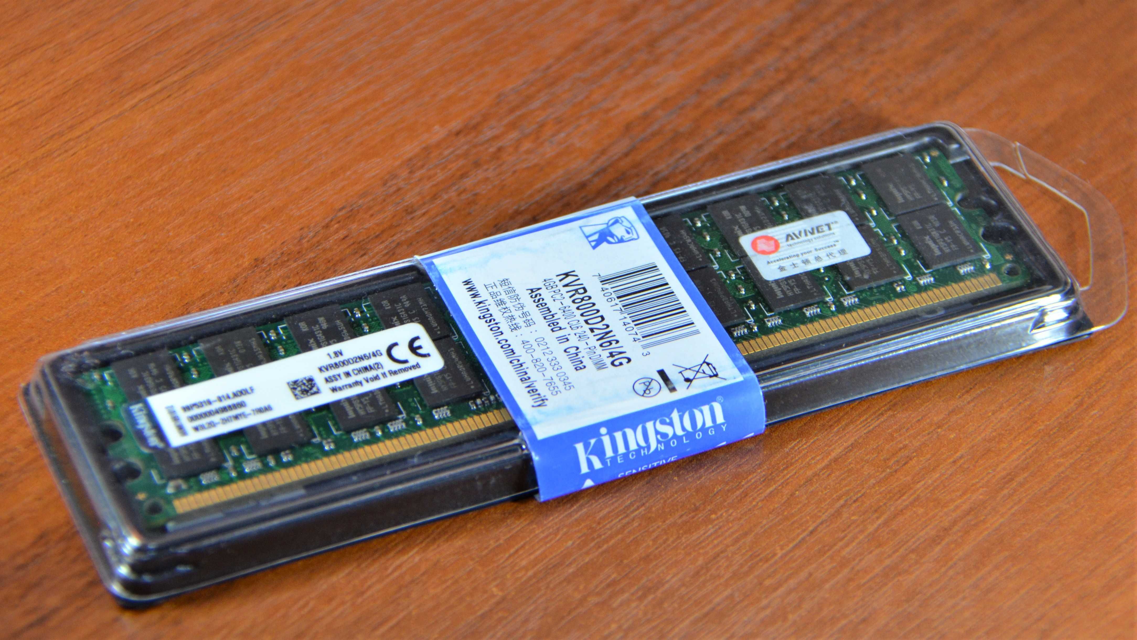 Оперативна пам'ять 1 x 4GB Kingston KVR800D2N6/4G