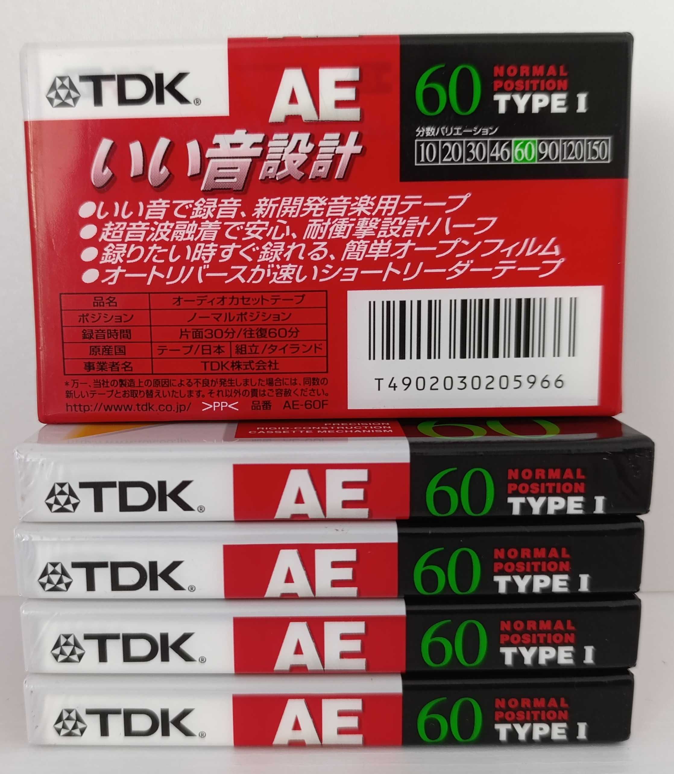 Новые аудио кассеты TDK АЕ60