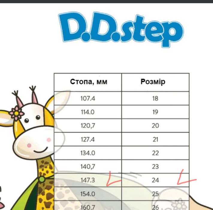 Черевики зимові D.D. Step Aqua-tex 24р.