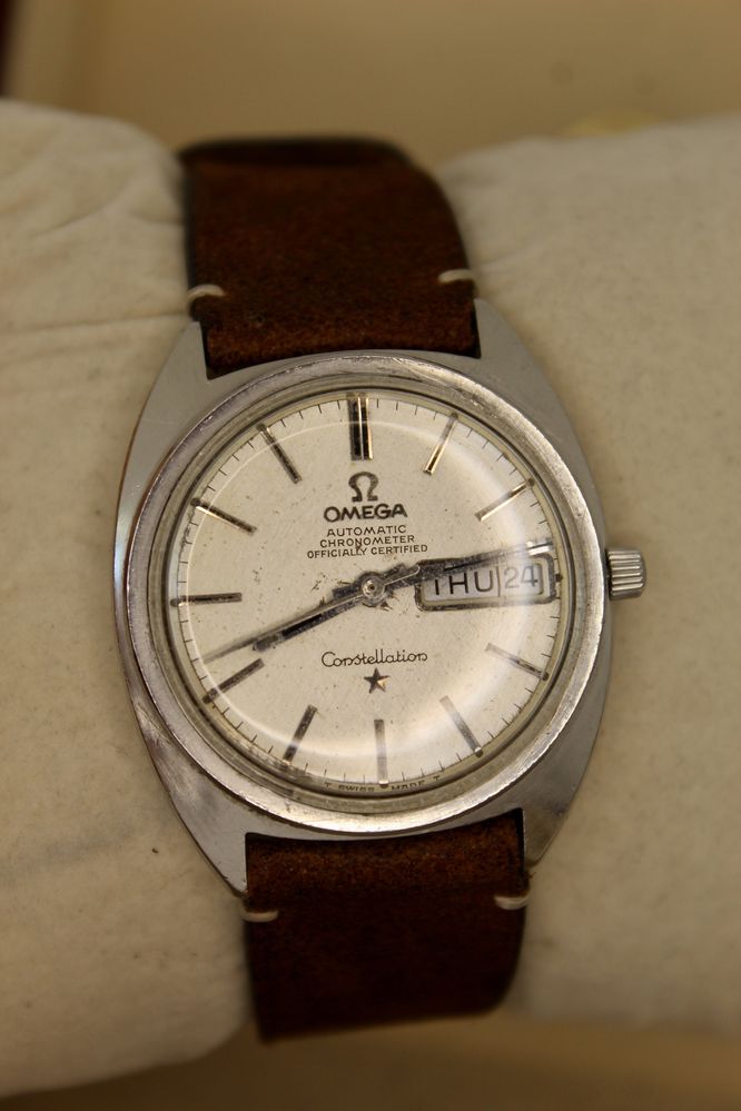 Omega Constellation Linen Dial Automatic