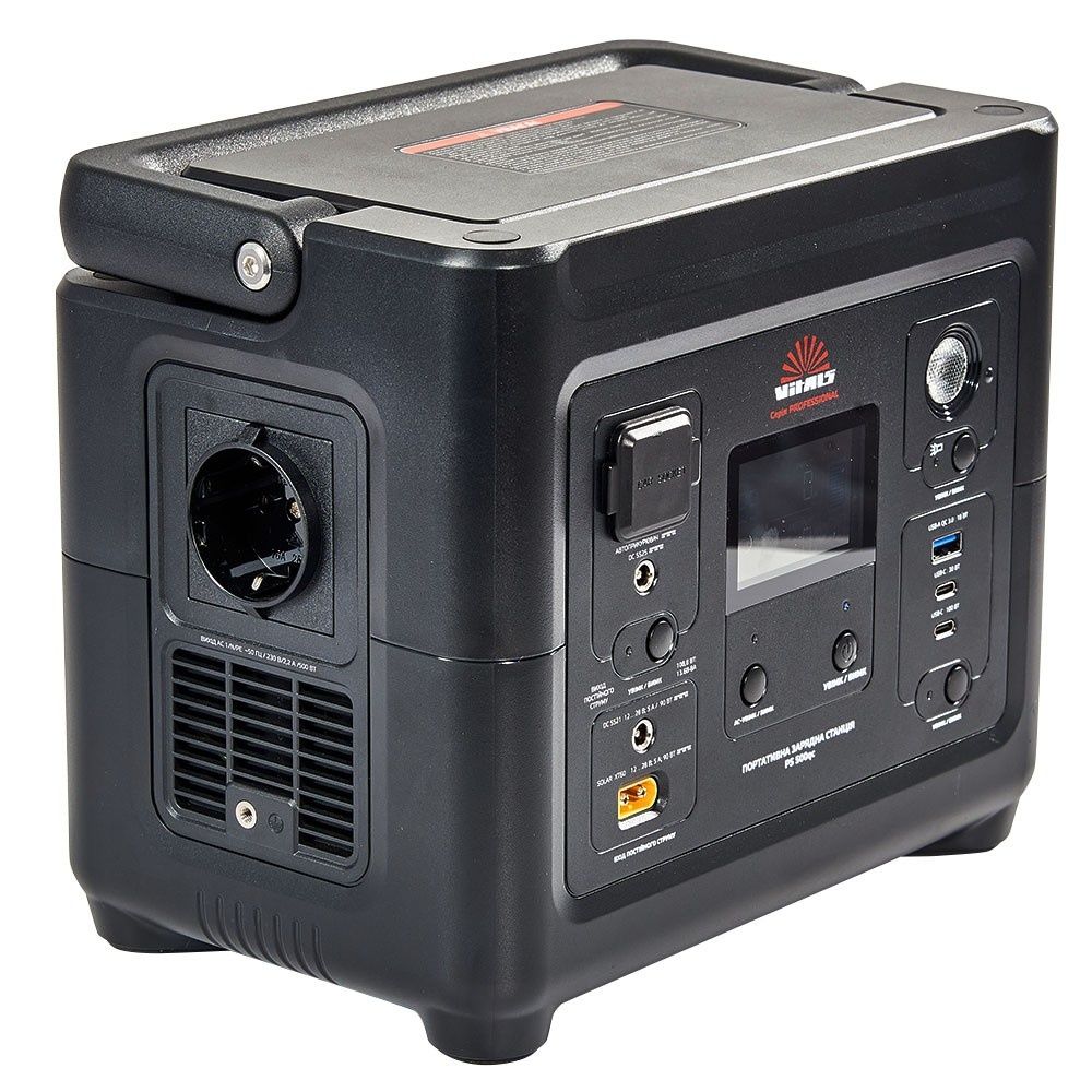 Портативна зарядна  станція VITALS PROFESSIONAL PS 500QC