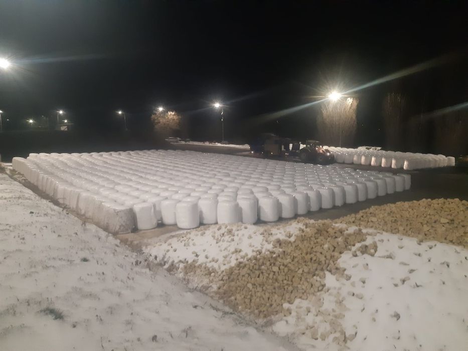 Wyslodki buraczane w balotach