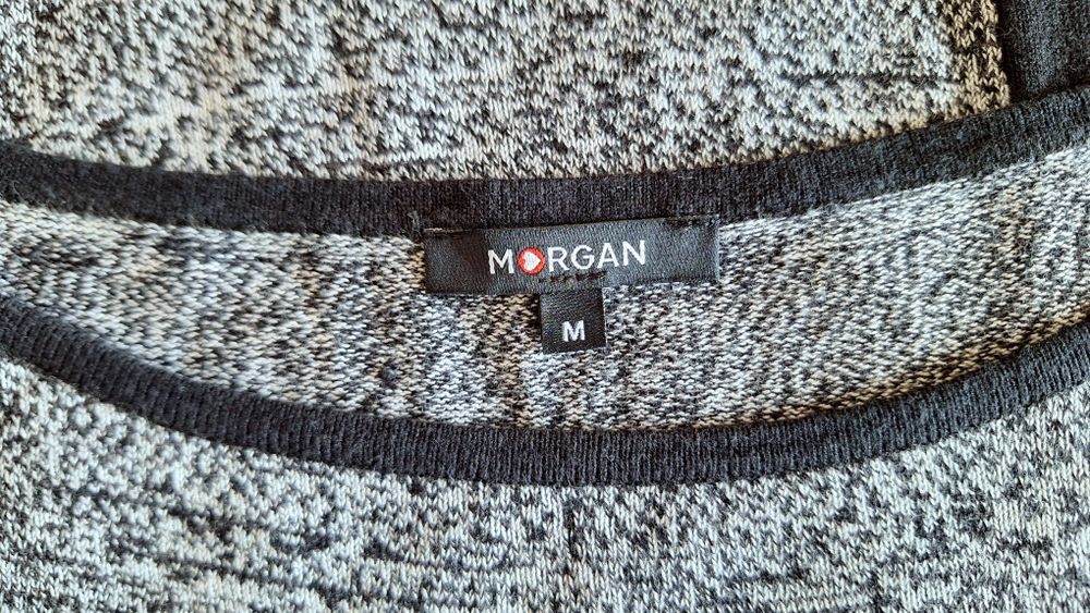 Vestido cinzento e preto (Morgan)