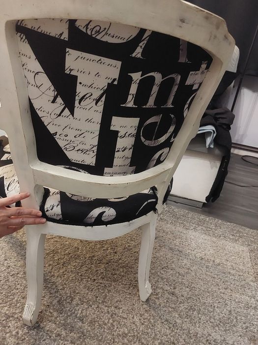 Krzesło fotel ludwik