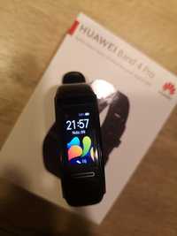 Huawei Band 4 pro czarny z folią ochronną na ekranie
