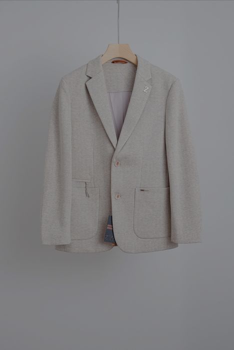 Zegna marynarka męska z wełny – wersja casual/business