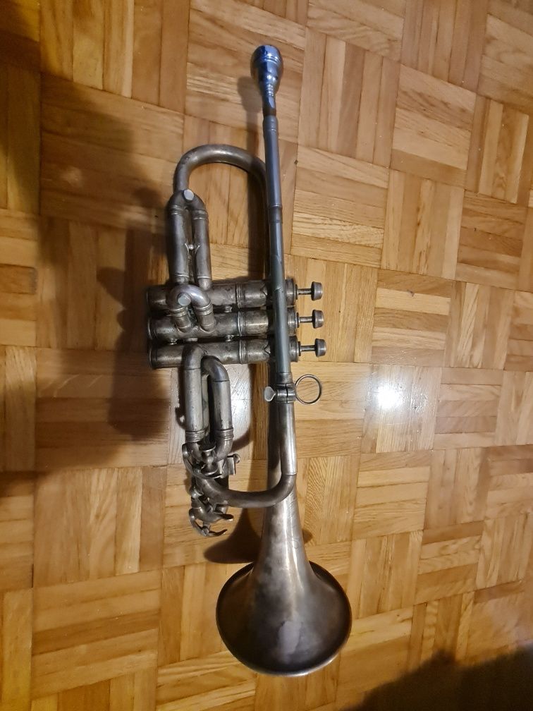 Trąbka York Trumpet Model Cornet  grand rapids michigan antyk