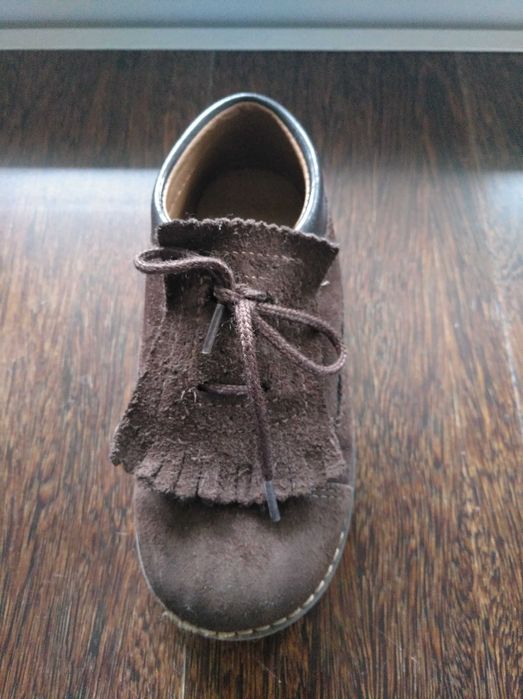 Sapato de camurça castanhos de menino -Seaside