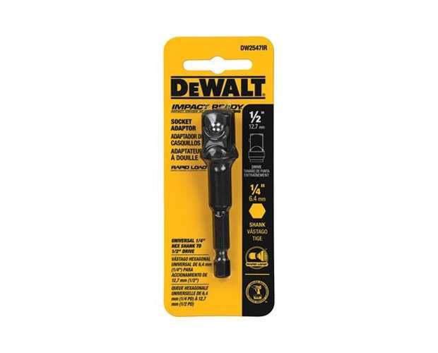 Перехідник 70 мм 6-гранник на квадрат 1/2' FlexTorq DeWALT DW2547IR