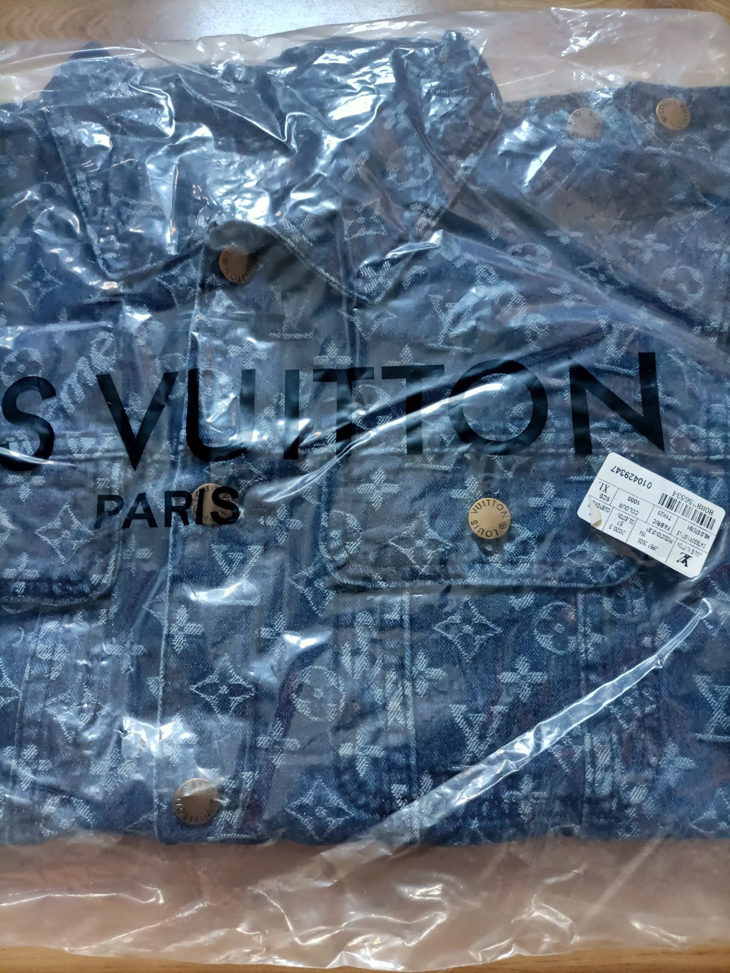 Katana jeansowa, kurtka jeansowa, lv. Supreme, Louis Vuitton outlet