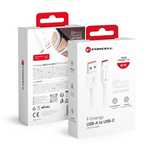 Kabel USB A do USB C Forcell F-Energy QC4.0 3A 66W 1 m C336 biały