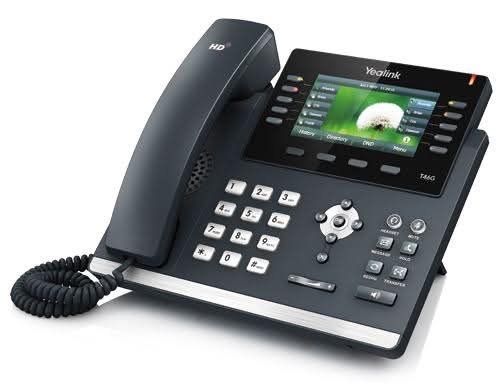 Telefon przewodowy z Yealnik SIT-T46G + Przystawka sekretarska EXP40