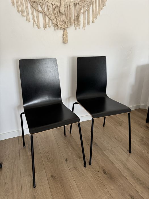 Cadeiras Ikea preta