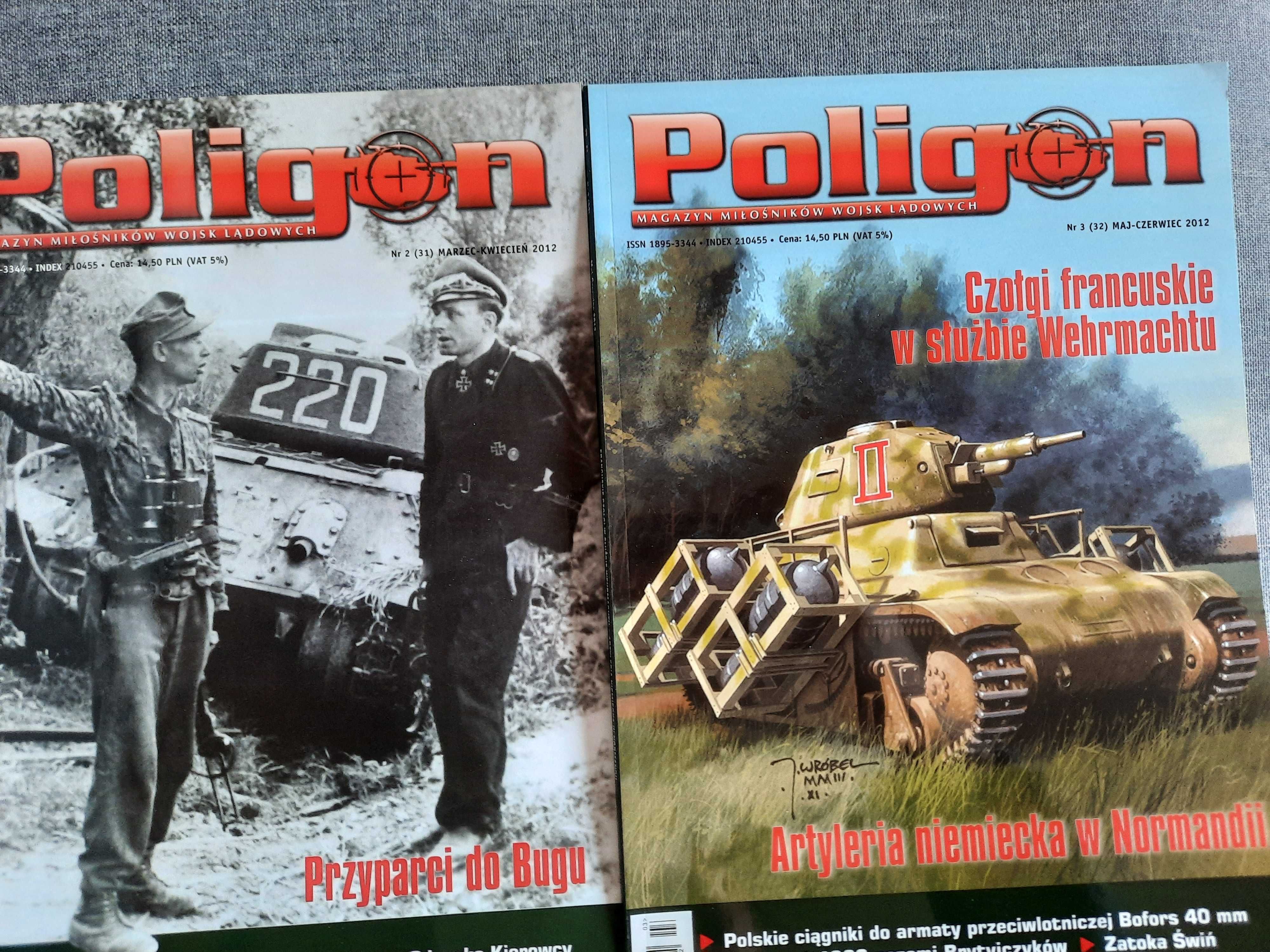 Poligon - Magazyn miłośników wojsk lądowych 8 numerów