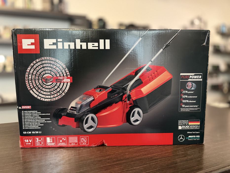 Kosiarka akumulatorowa Einhell GE-CM 18/30 Li Kit Poznań Długa 14