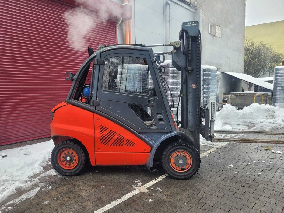 LINDE H40T, pełna kabina, duplex 3,1m, przesuw boczny 2009r.