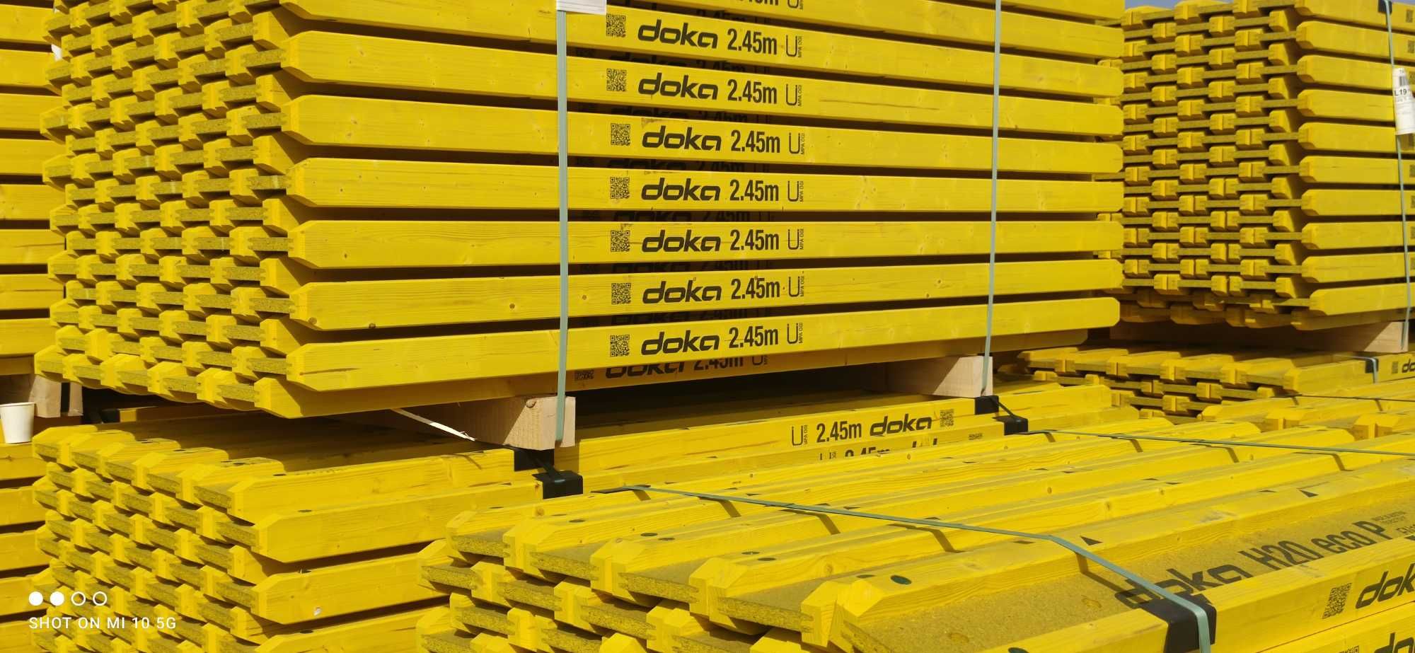Blaty 2m/0,5m/21mm Sklejka Dźwigar H20 Stemple Podpory Trójnóg Głowice