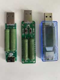 USB тестер Keweisi KWS-V20 4-20V+Нагрузочний резистор до 3х ампер