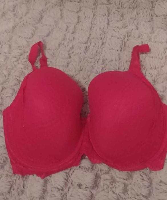 Czerwony usztywniany biustonosz Figleaves 65GG 32GG