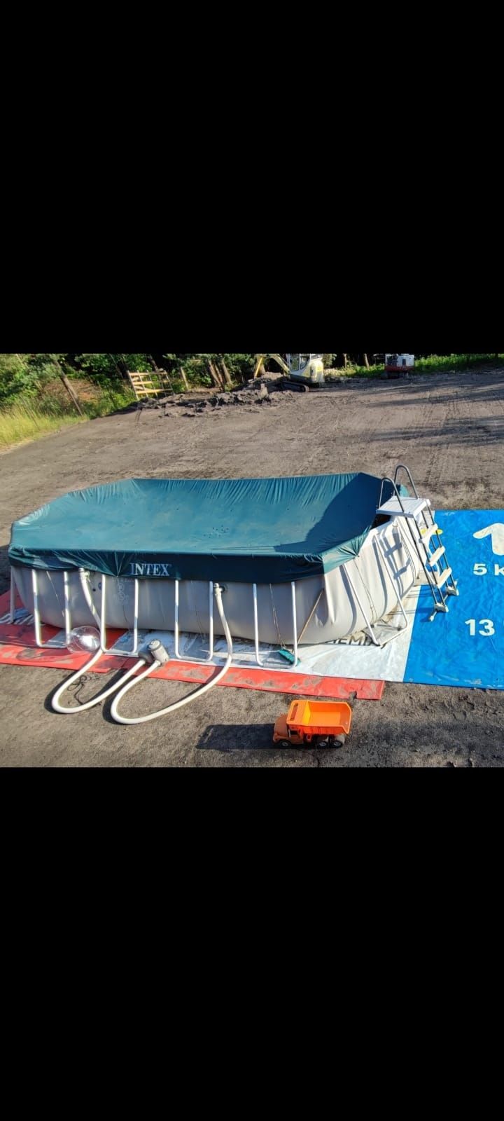 Basen stelażowy Intex 7x3