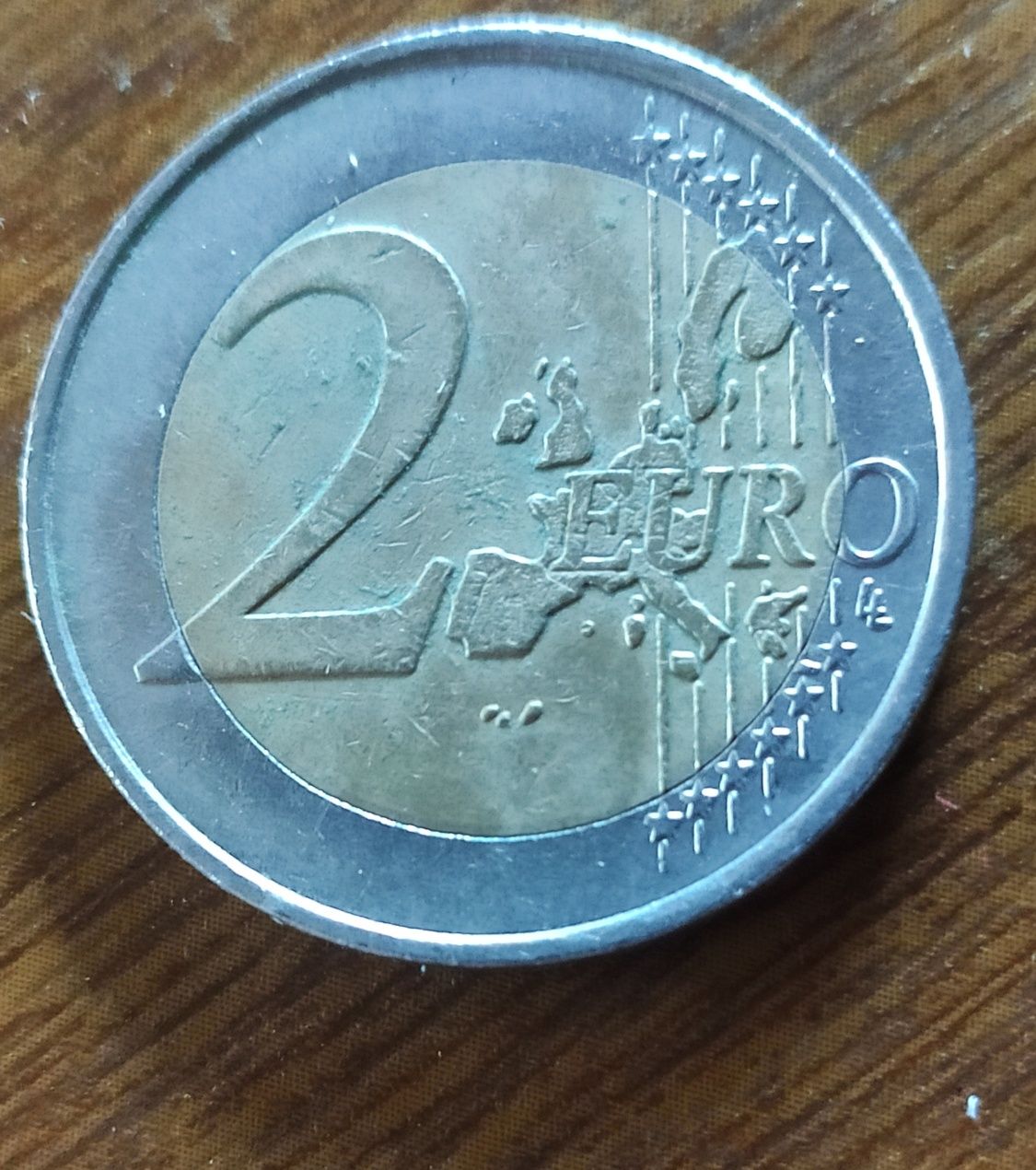 Монета 2евро 2002г